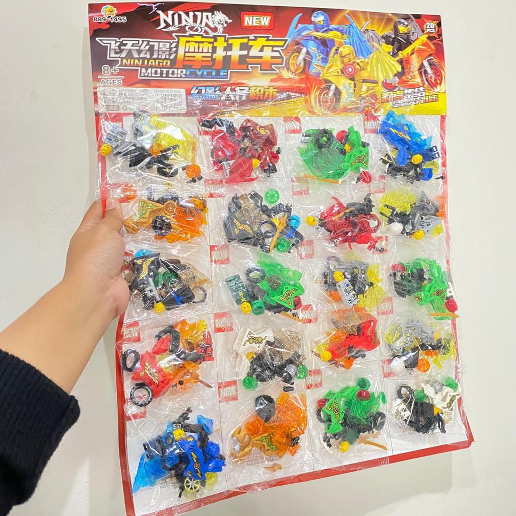 Ninja Go Mini Motor Cycle Mainan Anak Ninjago Motor Mini Kendaraan Koleksi