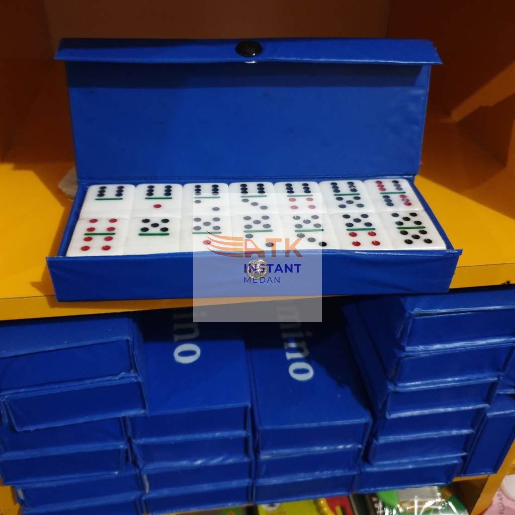 Gaplek BATU DOMINO Set Gaple Akrilik Premium Tebal