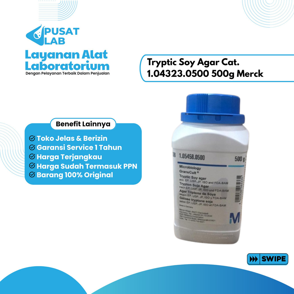 Tryptic Soy Agar Cat. 1.05458.0500 500g Merck