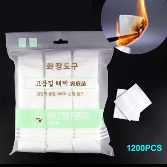 Kapas Toner / Kapas Pembersih Wajah 1200pcs / Kapas Korea Serba Guna