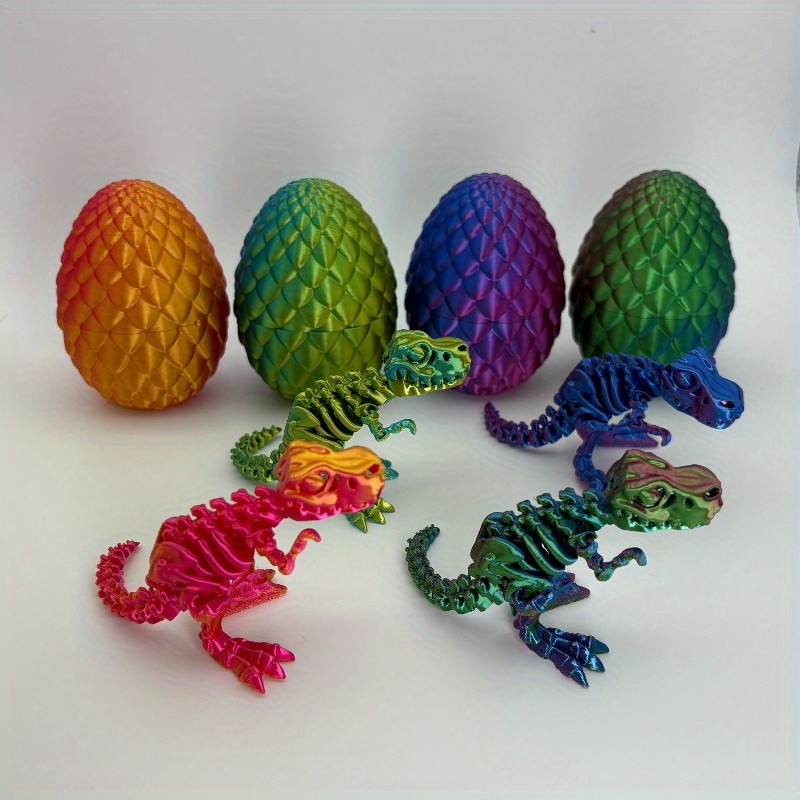 3D Printed nosaur Egg Big-mouth nosaur Model with Articulated Indominus Rex 3D Printed nosaur Toy il