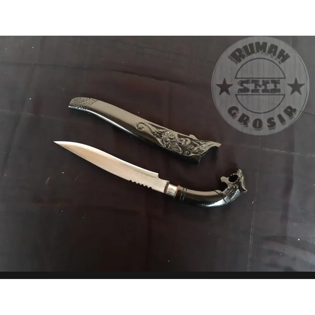 RN TERMURAH pisau badik baja asli super tajam / pisau badik asli bugis / pisau badik asli lampung / 