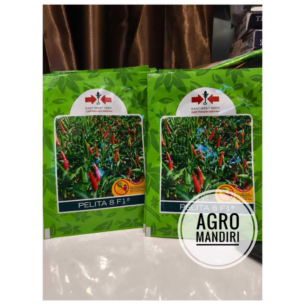 Bibit Cabe Rawit Hijau Hibrida Pelita 8 F1 2250 Biji Benih Cap Panah Merah Surabaya