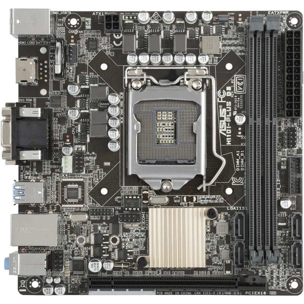 ASUS H110I-PLUS D3 Mini ITX Motherboard LGA 1151 DDR3 32GB Intel H110 PCI-E 3.0  support i5-6500 i7-