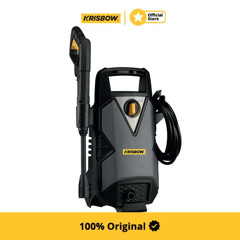 KRISBOW High Pressure Cleaner Home Use 100 Bar 1400 watt Frhpe100A Mesin Cuci Steam Serbaguna Alat P