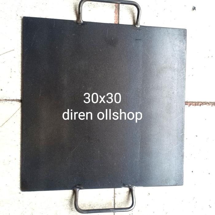 loyang roti bakar / wajan roti bakar plat baja /panggangan roti 30x30