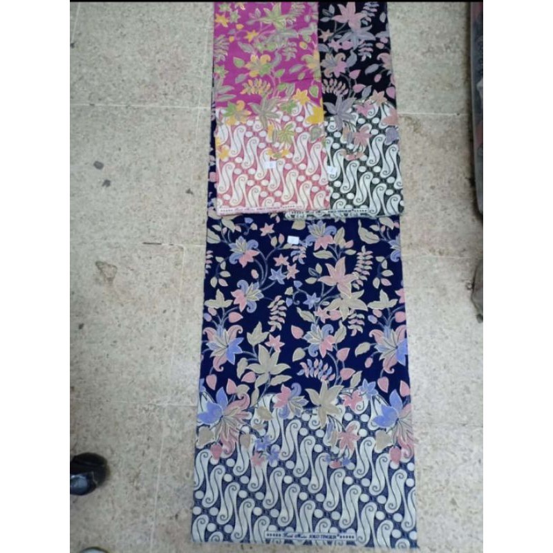 bahan batik semi sutra, batik semi sutra foilbugenvile, batik semi sutra murah