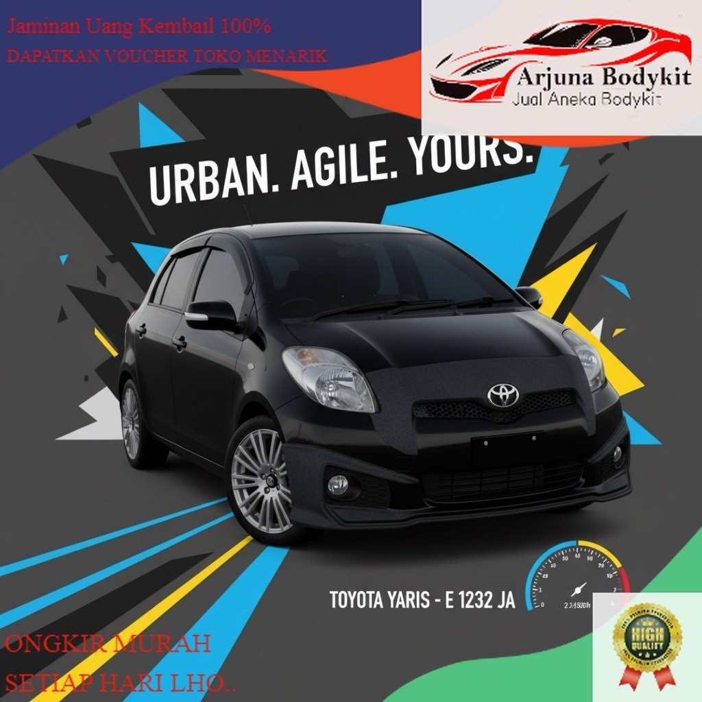 BEMPER/BUMPER YARIS bodykit Toyota Yaris 2006 -2011 upgrade TRD 2013 BUMPER / BEMPER YARIS