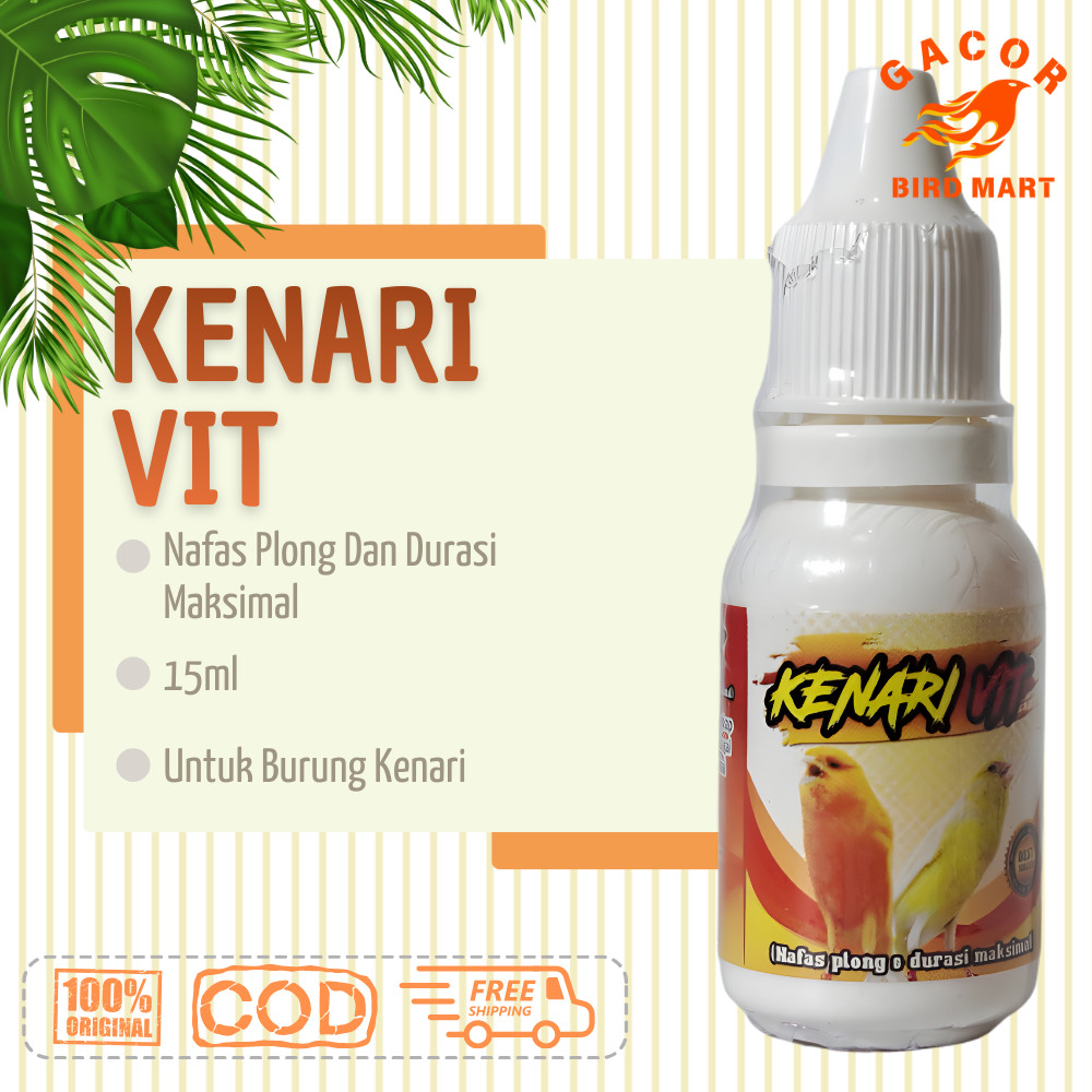 Kenari VIT Vitamin Burung Kenari Nafas plong durasi maksimal Suplemen Burung