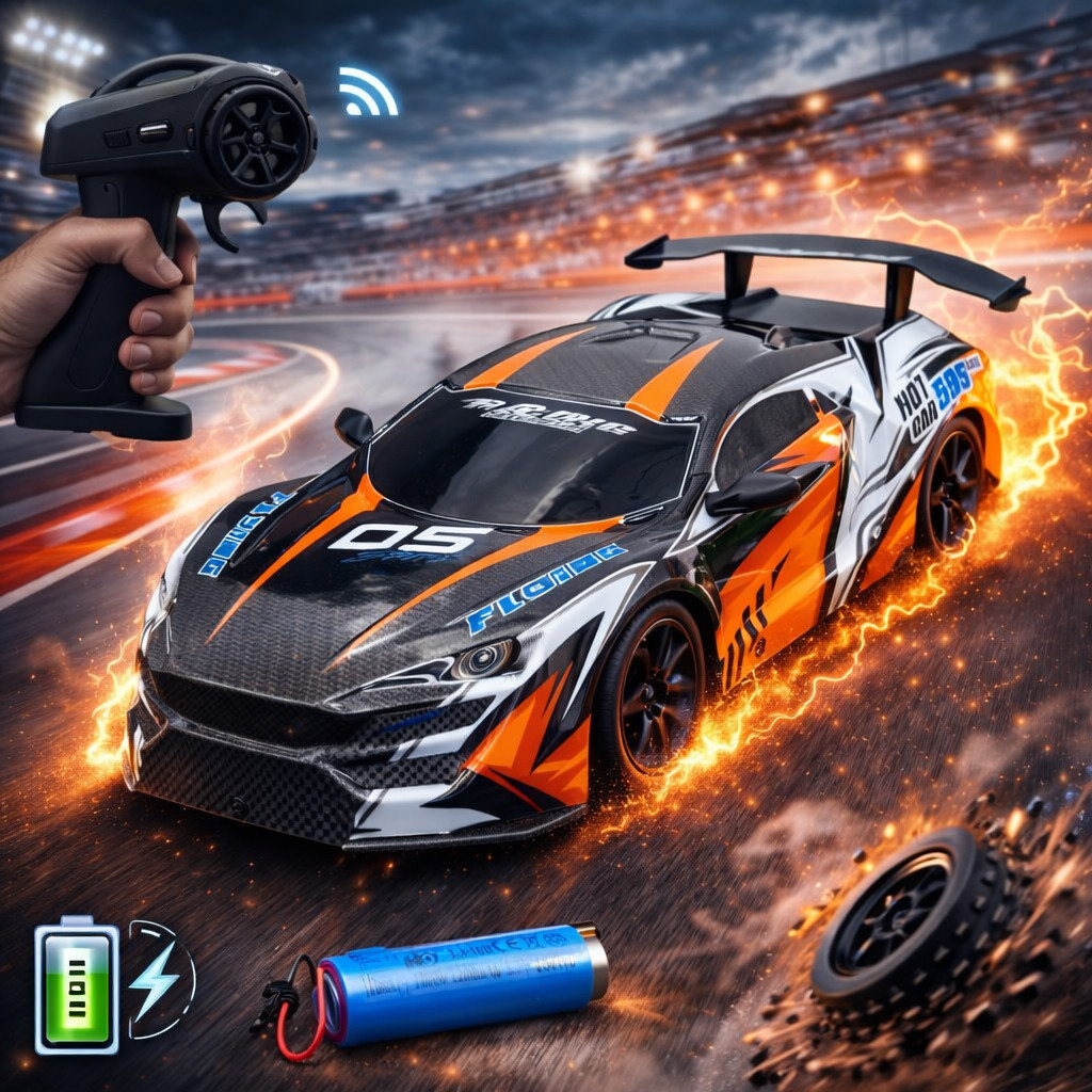 Mobil RC Drift Sport 1:12 - Mobil Remot Control Racing, Speed Tinggi