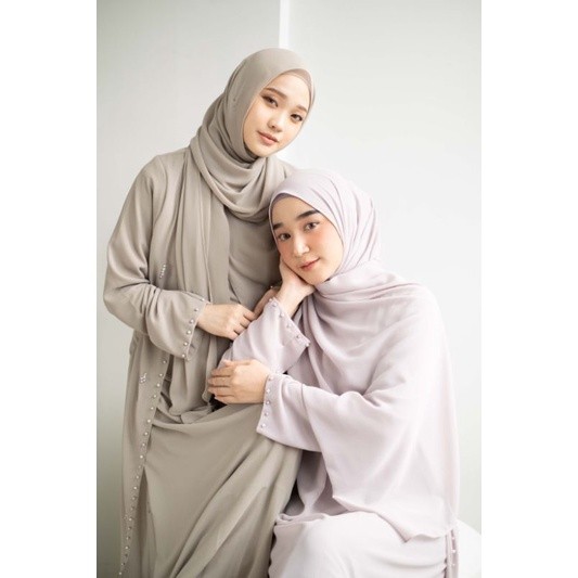 Kazami - Dress Abaya Rumelia Payet Mewah Semi Outer