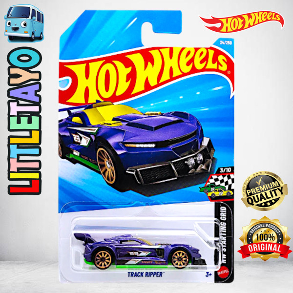 Hot Wheels Track Ripper Ungu Diecast Mobil Balap Track Race Stars