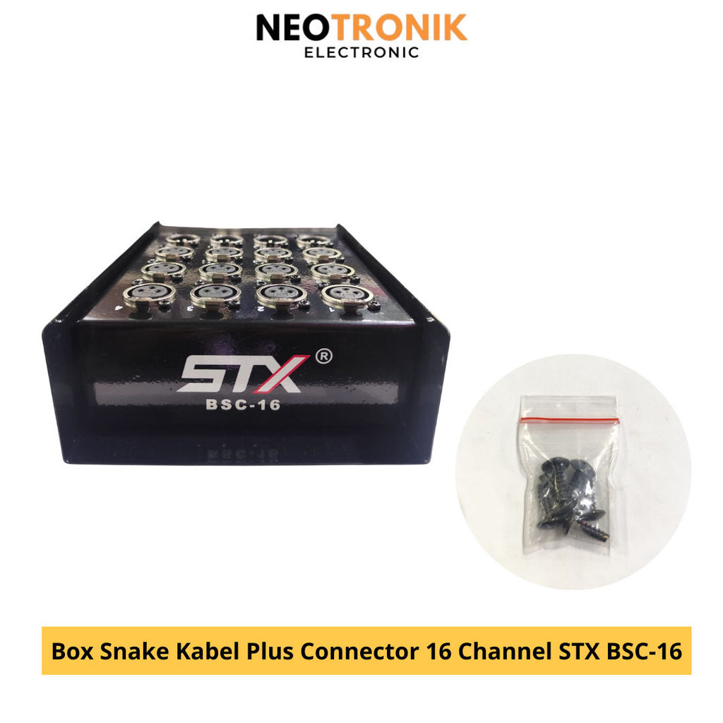Box Snake Kabel Plus Connector 16 Channel STX BSC-16