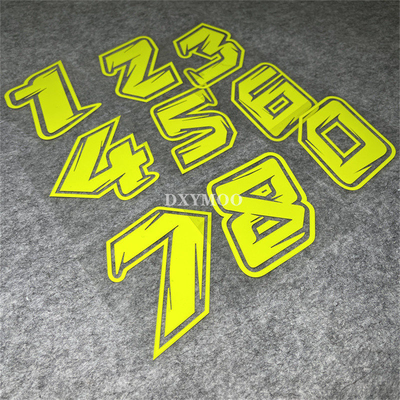 Stiker Angka Stiker Angka Buat Motor Stiker Angka Keren Stiker Untuk Motor