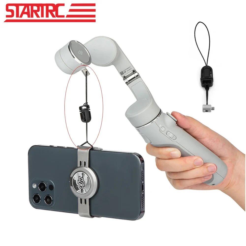 For DJI OM 7 6 5 Magnetic Phone Holder Anti-lost Strap Rope Osmo Mobile 4 Gimbal Anti-drop Lanrd Pre