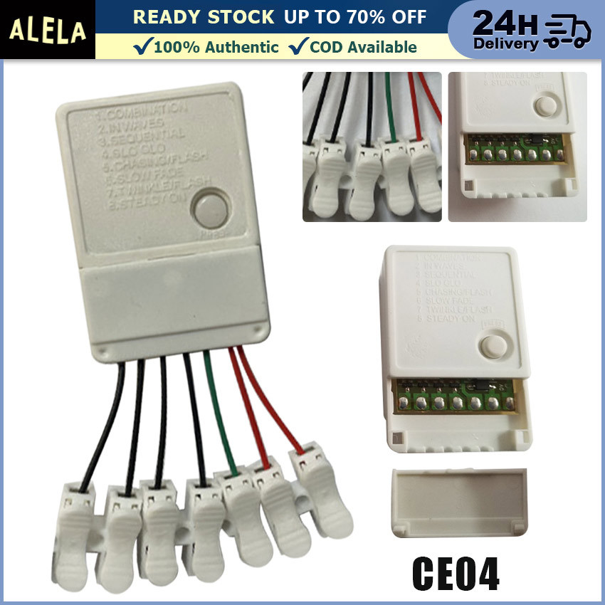 DC Dimmer Switch 12V-24V 8A Mini LED Strip Motor Kipas Dimmer Controller Peredup