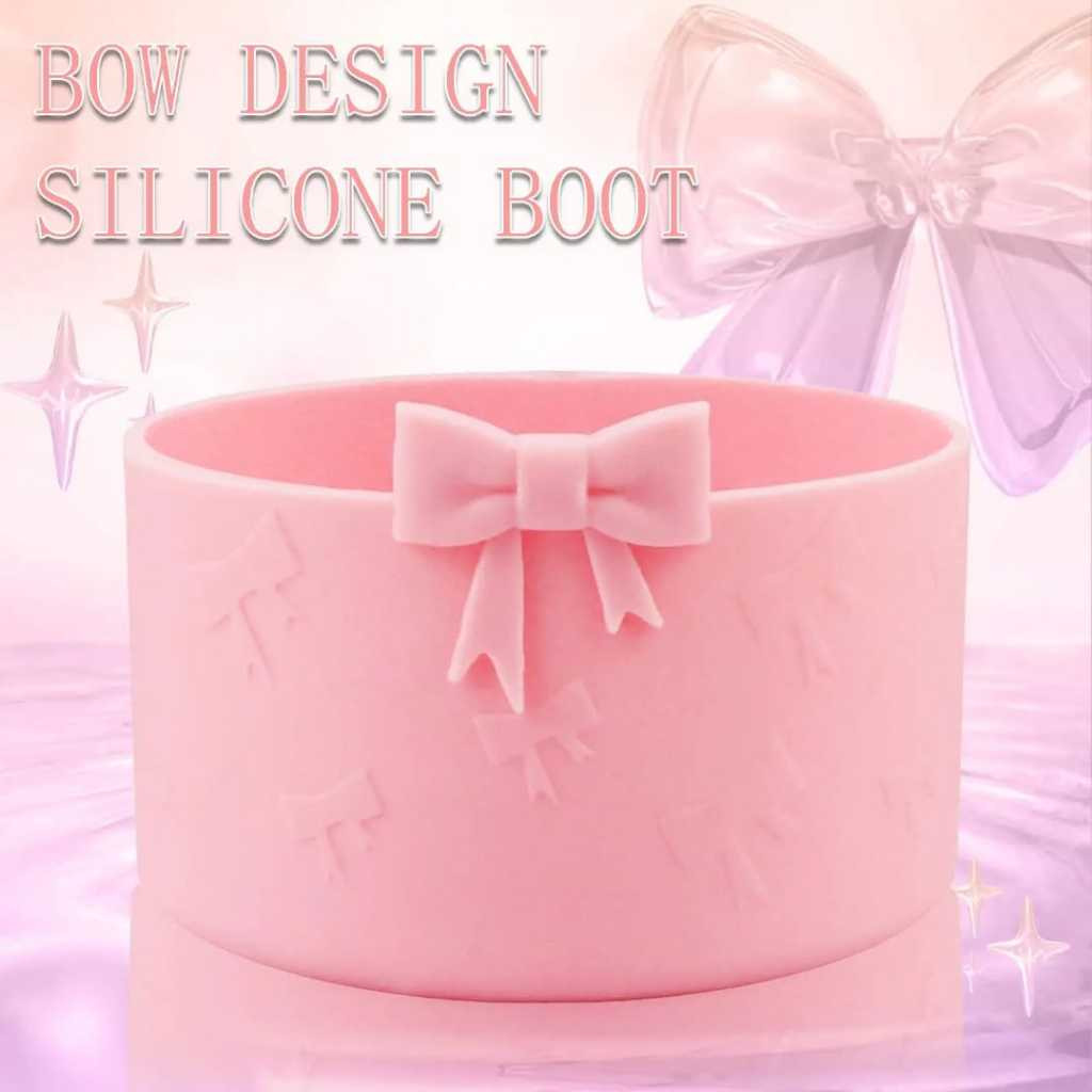 Silikon Pelindung Botol Minum Tumbler Alas Tumbler Anti Slip Alas Silikon Tumbler Diameter 7.5cm