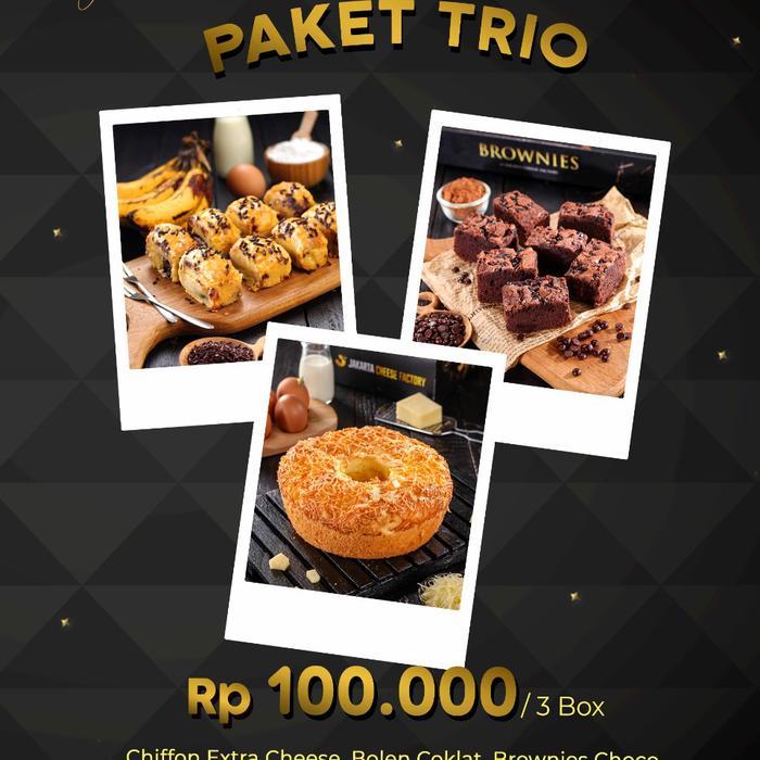 Paket Trio Jakarta Cheese Factory