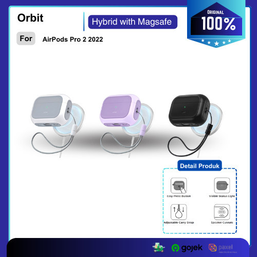 Case Airpods Pro 2 2022 Orbit Hybrid Case With HaloLock