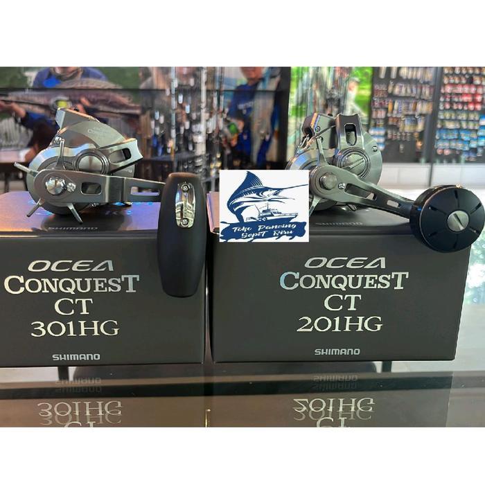 REEL OH SHIMANO OCEA CONQUEST CT 301HG 201HG 201PG NEW 2024 LEFT HANDLE