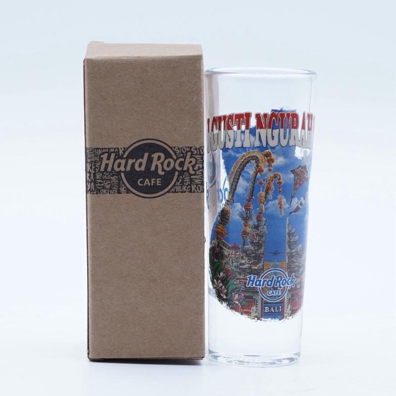 Hard Rock Cafe I Gusti Ngurah Rai Bali Logo Shoot Glass Gelas Hardrock Original Merchandise Oleh Ole