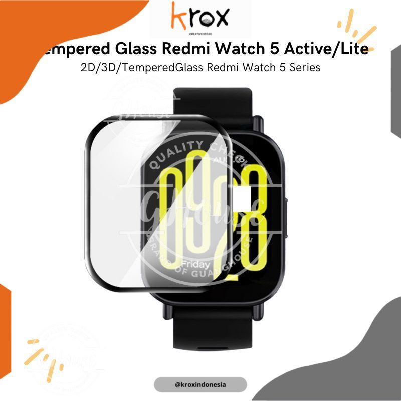 Anti Gores Redmi Watch 5 Active / 5 Lite Tempered Glass Redmi Watch 5 Active/Lite 2D 3D TPU Hydrogel