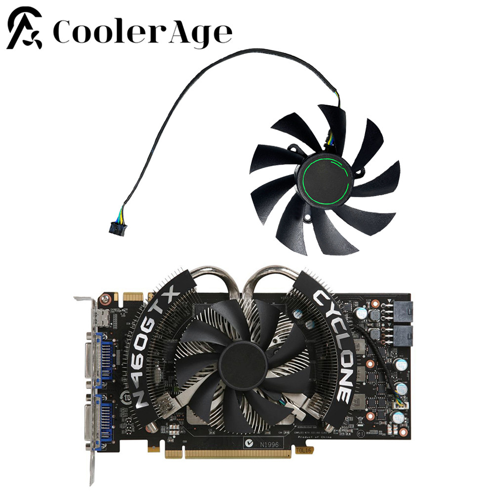 8​6MM PLA09215S12H GTX450 GTX460 GTX6870 GTX6790 GTX6770 Video Card Fan For MSI GeForce GTX 450 460 