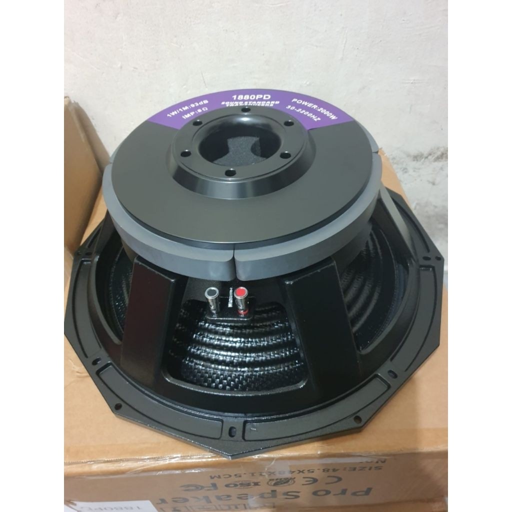 speaker component pd1880 daun carbon pd 1880 18inch SPEAKER KOMPONEN