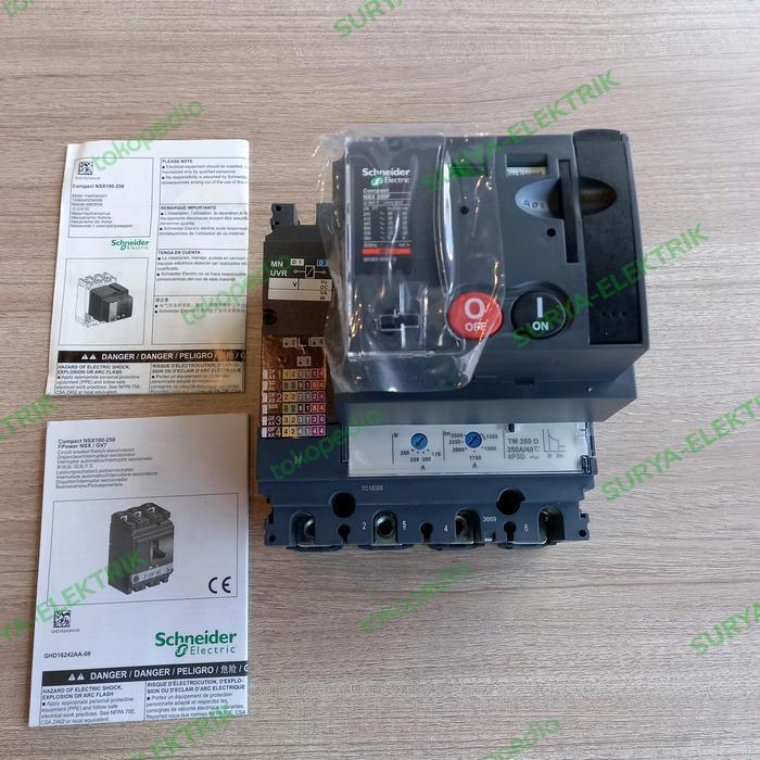 Mccb Breaker Schneider NSX160N 4P 4Pole 160A 160 A Motor Motorized