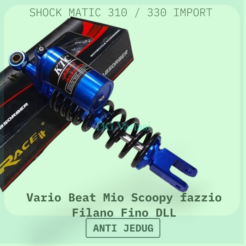 (BONUS ANTING)SHOCKBREAKER SHOCK BELAKANG TABUNG ATAS MODEL G-SPORT 02 REPLIKA COPY KTC UKURAN 310MM