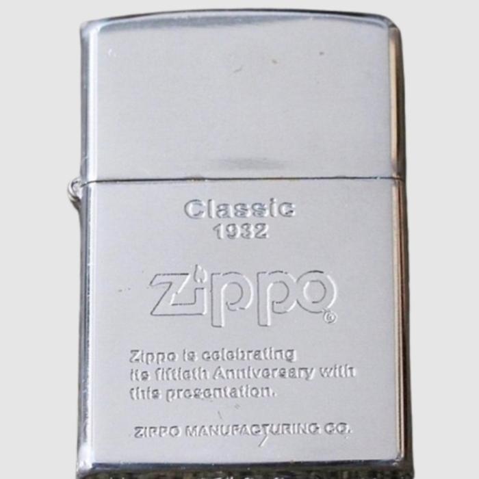 Zippo Classic 1932 Denting2x Free Box Souvenir Korek Api Minyak Zippo Limited - SILVER