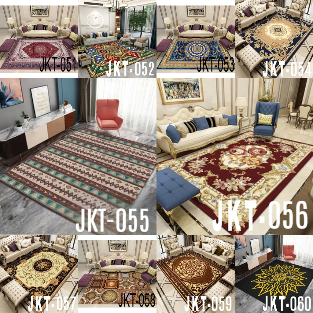 NEW MOTIF KARPET TURKEY ukuran 140x200cm JKT051-100  Best Quality |Aksesorisku