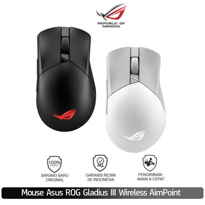 Mouse Gaming Asus ROG Gladius III Wireless AimPoint