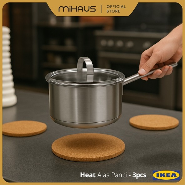 IKEA MALAYSIA HEAT 1Set isi 3Pcs Alas Anti Panas Panci Wajan Tatakan Meja Makan IKEA HE493