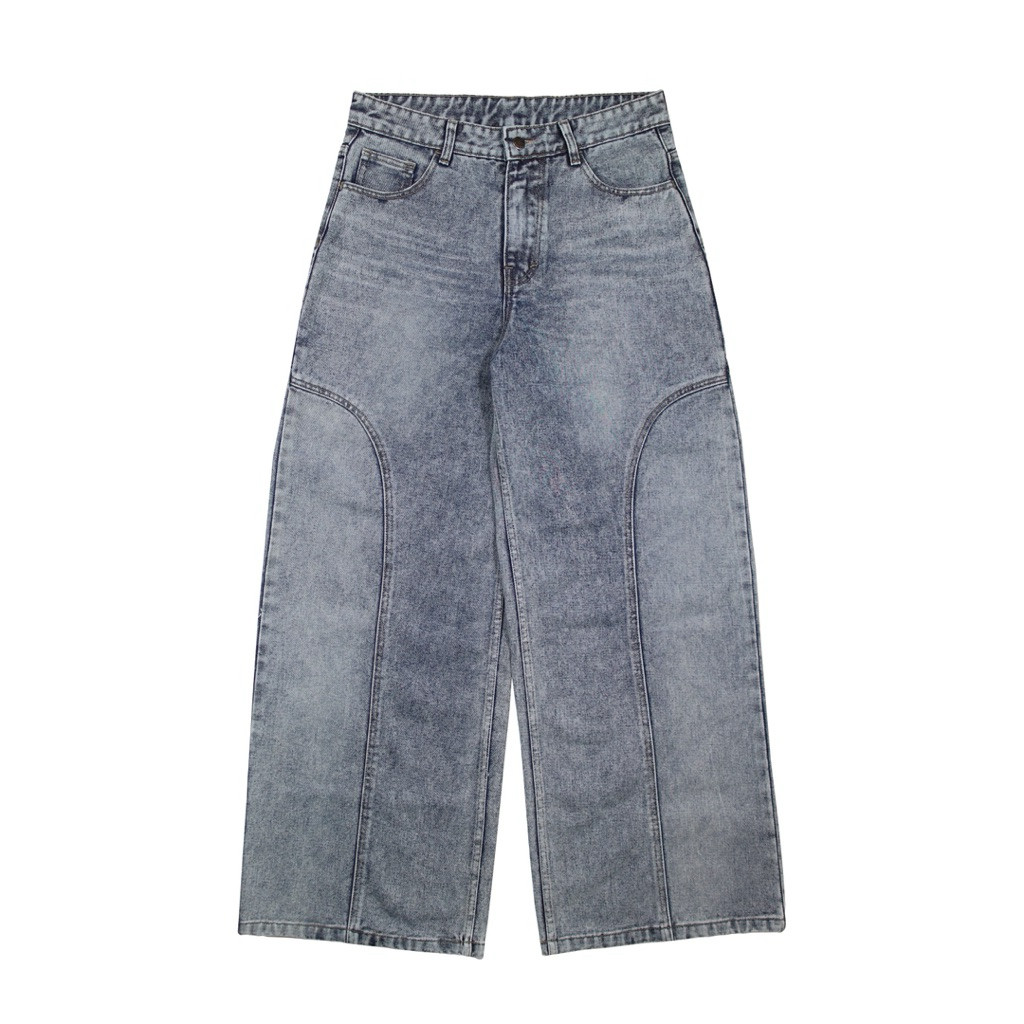 DEMOAN - BAGGY JEANS V3 | Celana jeans pria & wanita Unisex | PECA POLA