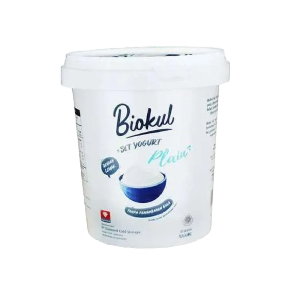 BIOKUL NATURAL SET YOGHURT PLAIN 1000ML