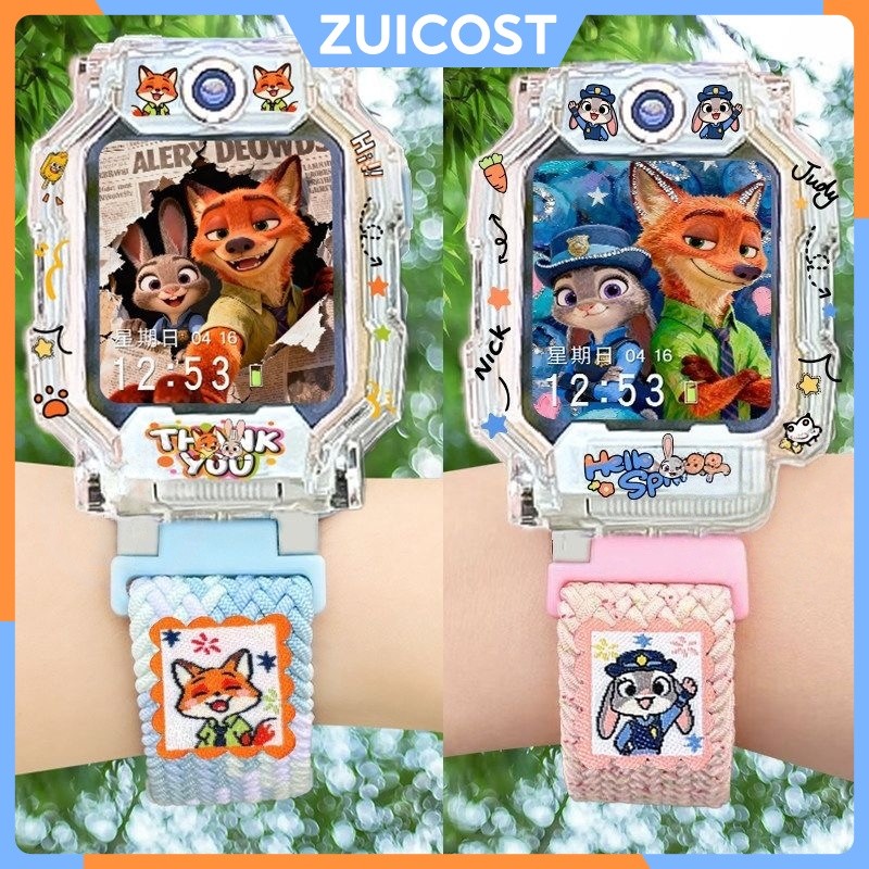 Nylon Braided Magnetic Watch Band for IMOO Watch Z7/Z6/Z1 Strap Zootopia Judy Nick  Kids Smart Watch