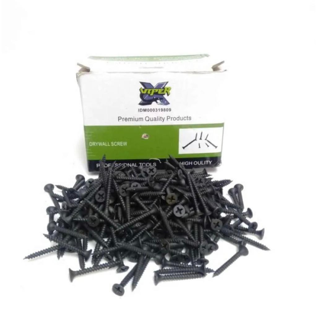 1KG VIPER SEKRUP GYPSUM 2cm 2,5cm 3cm 4cm 5cm 7cm Baut Sekrup Baja Gypsum Gipsum Logam