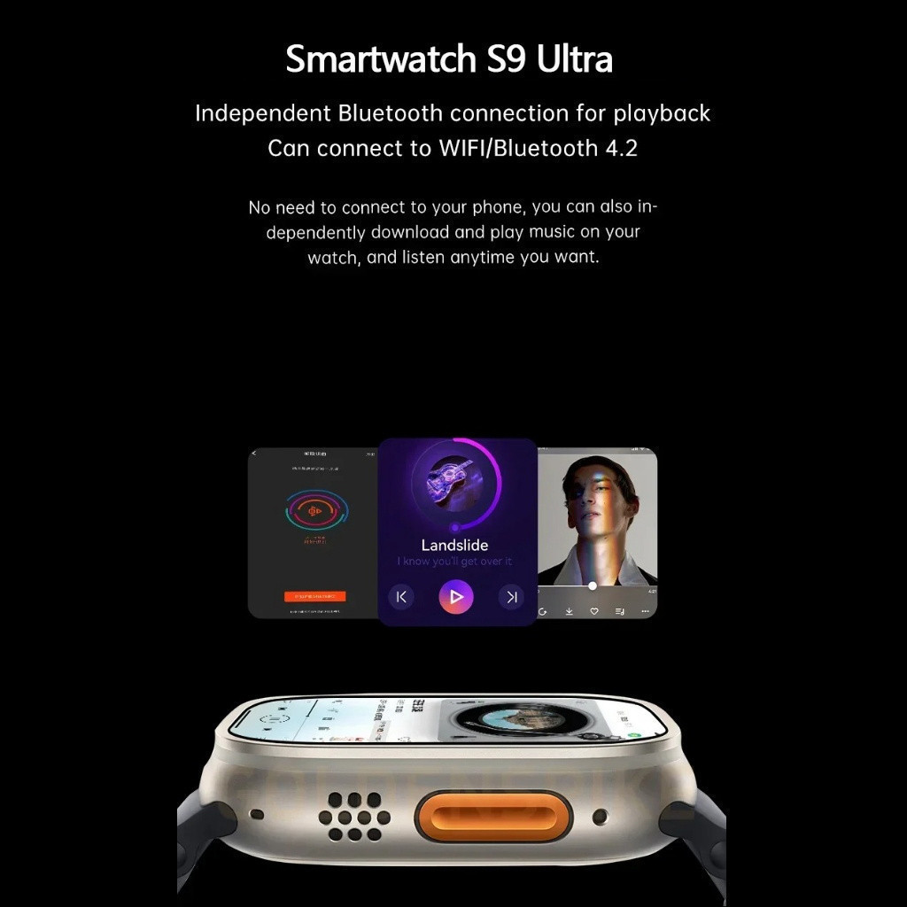Hot Sale Samsung Smartwatch S9Ultra/S8Pro Sim Card Support Gps Nfc 4G&5G 360 Rotational Camera