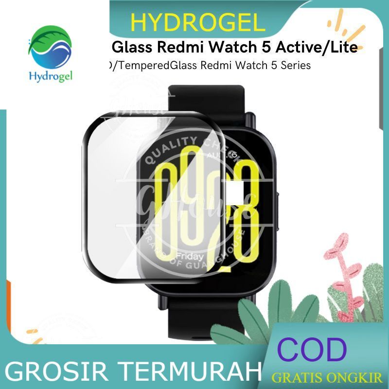 Anti Gores Redmi Watch 5 Active / 5 Lite Tempered Glass Redmi Watch 5 Active/Lite 2D 3D TPU Hydrogel