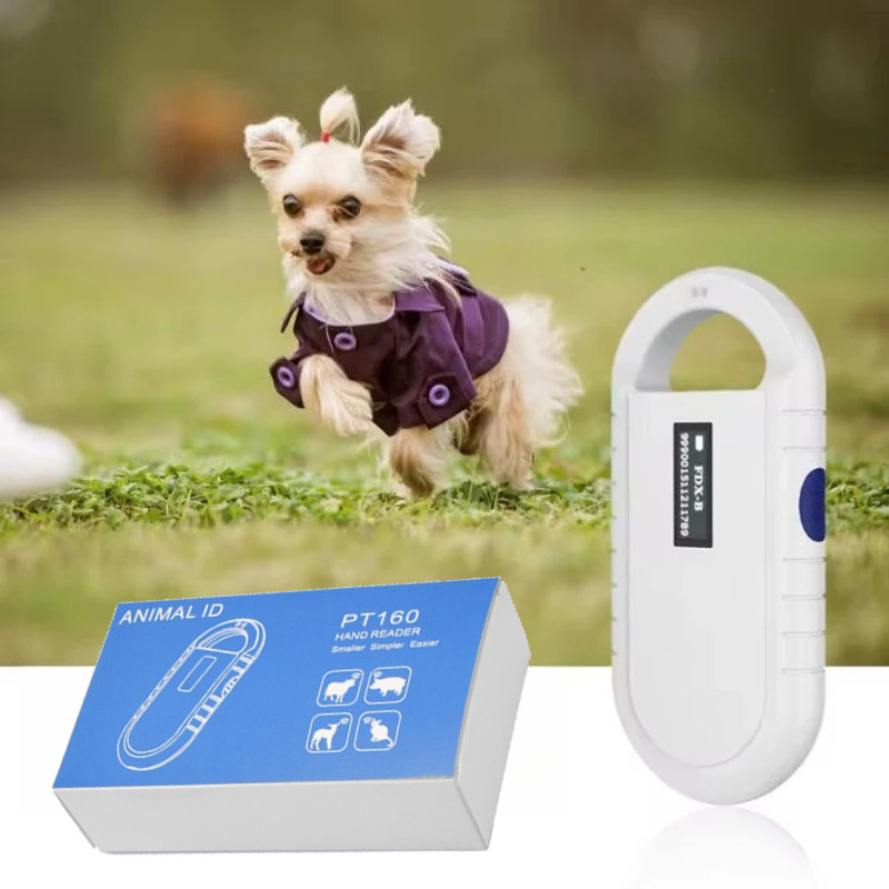 Pet Chip Reader Scanner Microchip Hewan Handheld Pembaca Microchip Untuk Anjing Kucing Rfid Animal M