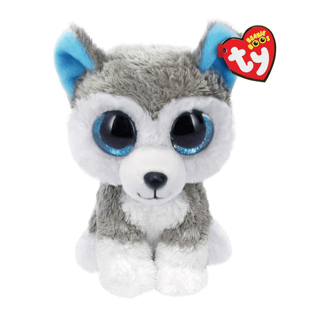 Ty Beanie Boos Plush Toy Slush The Husky Dog Doll Animal Anime Collection