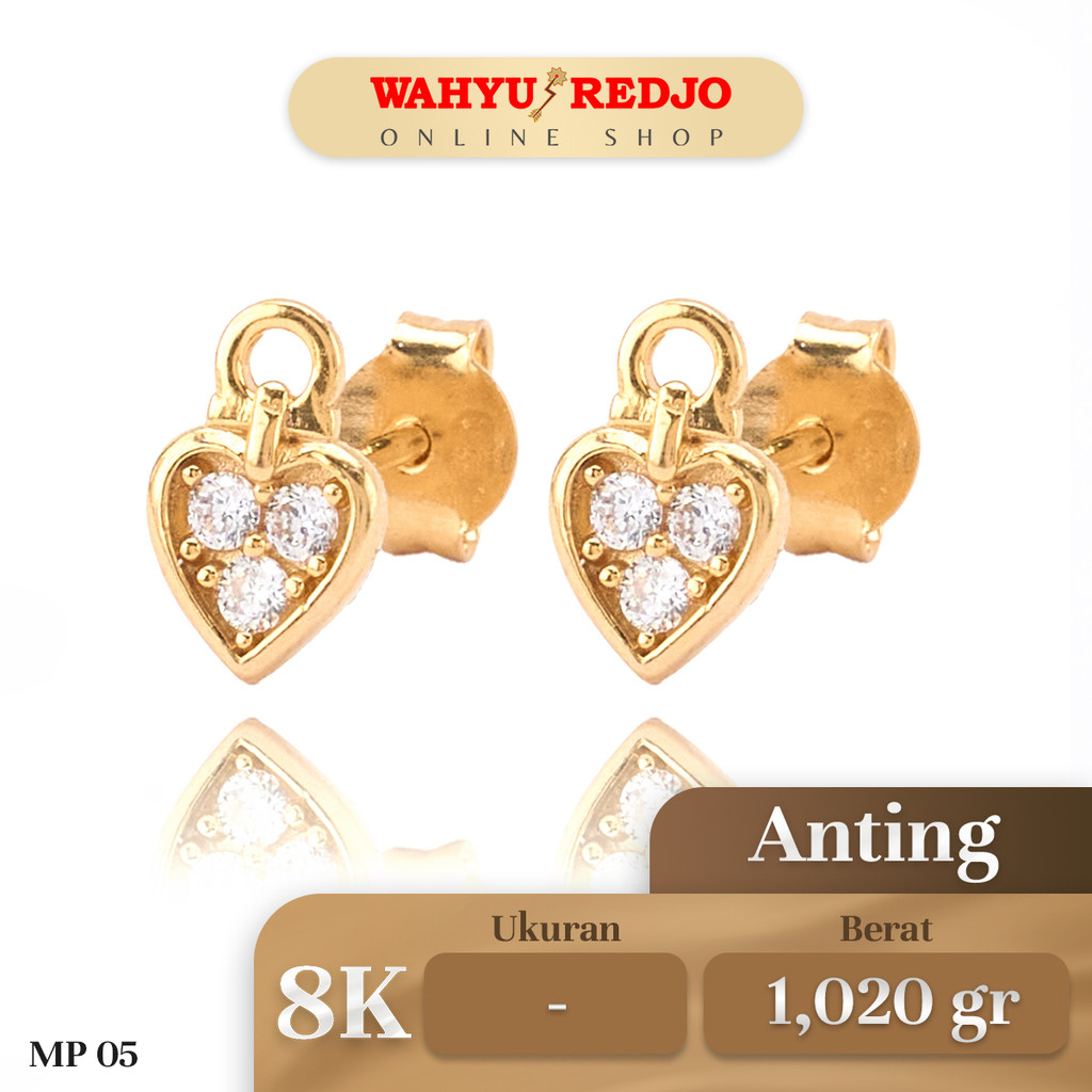 Anting Tusuk Emas Kadar 8K Wahyu Redjo AN-8K-29788122