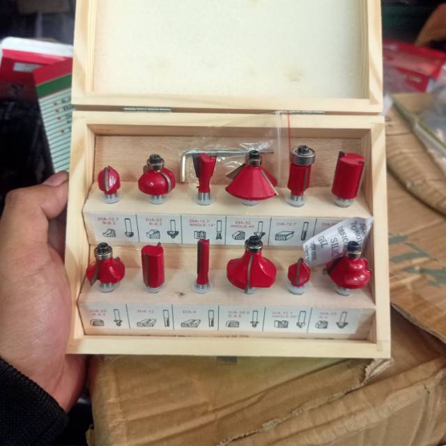 Router bit set mata router mata bor kayu