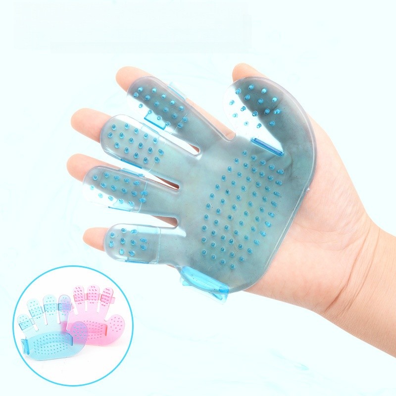 Dog Pet Brush Glove Deshedng Gentle Efficient Pet Grooming Glove Dog Bath Cat Cleaning Supies Pet Gl