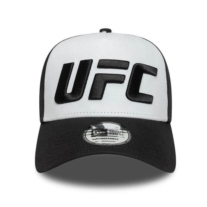 Topi New Era 9Forty UFC Ultimate Fighting Core Black/White Adjustable Cap 100% Original