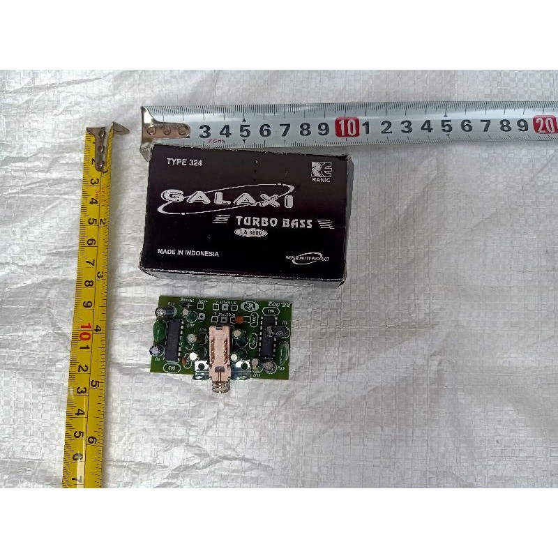 galaxy turbo bass type 324 kit audio ranic penambah tenaga amplifier atau speaker aktif sesuai