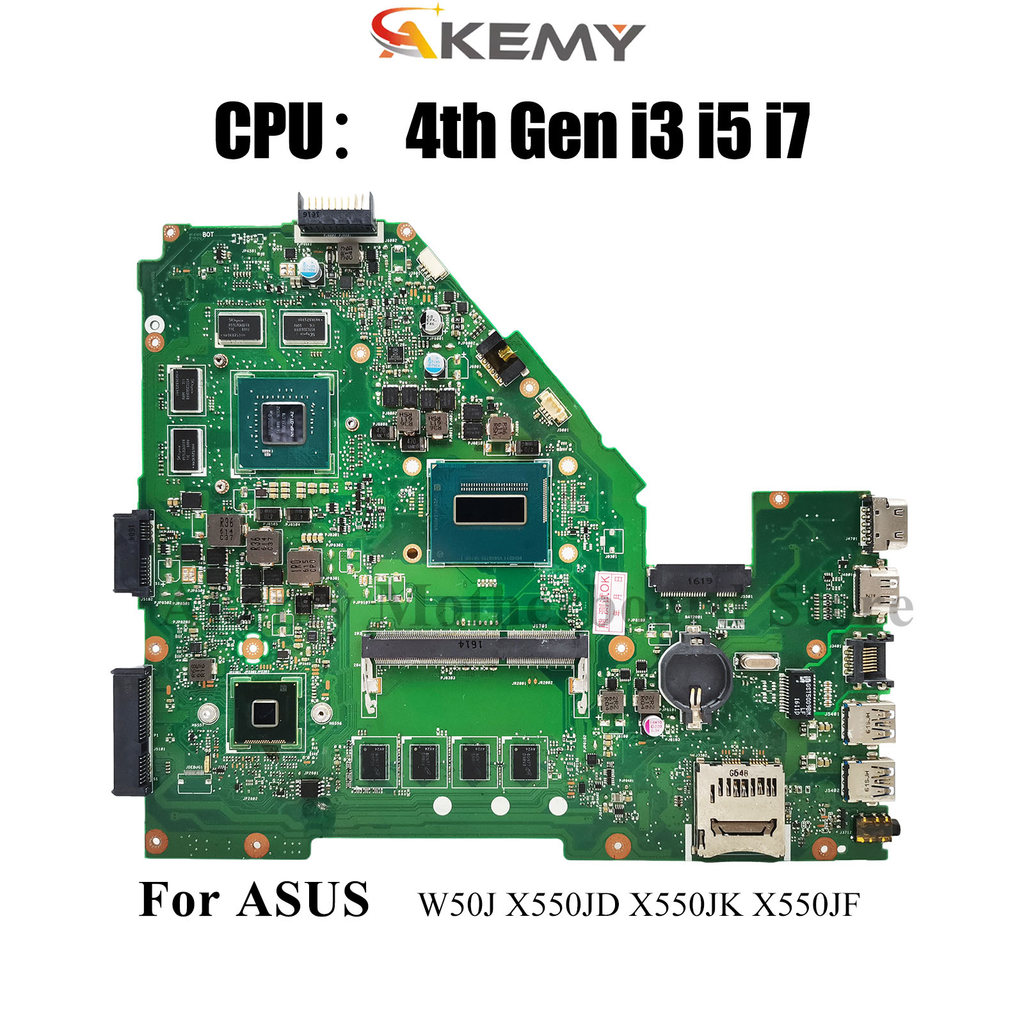 X550JX Laptop Motherboard For ASUS VivoBook X550JF K550J X550J X550JD A550J X550JK F550J W50J FX50J 