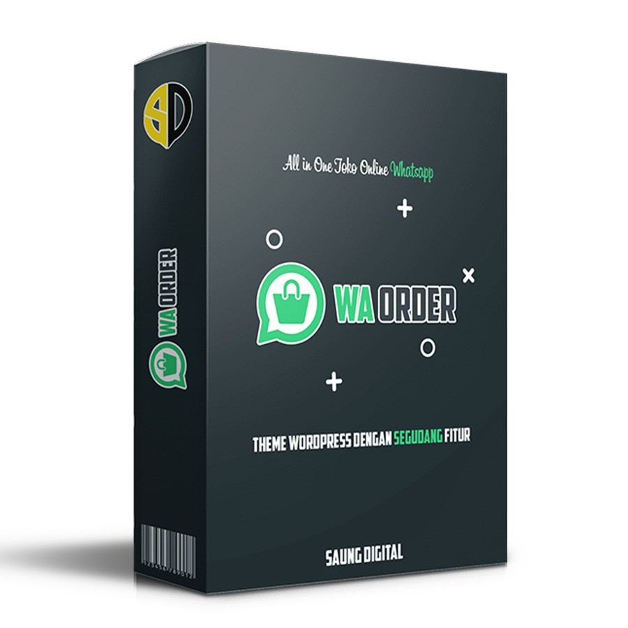 Full Materi WA Order Wordpress Template WA Form Maker, Whastapp Support, Notify Pro