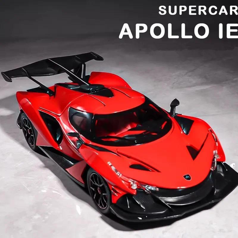 1:24 Apollo IE Intensa Emozione Alloy Sports Car Model ecast Metal Racing Super Car Model Simulation